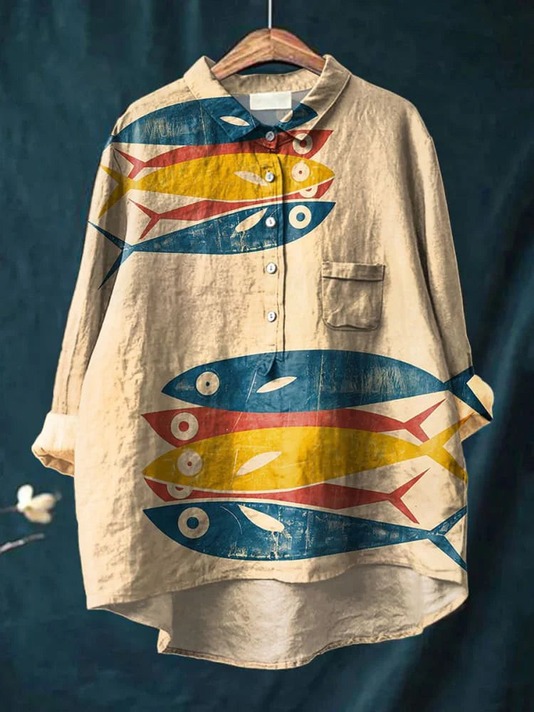 Darcy | Fish Art Shirt