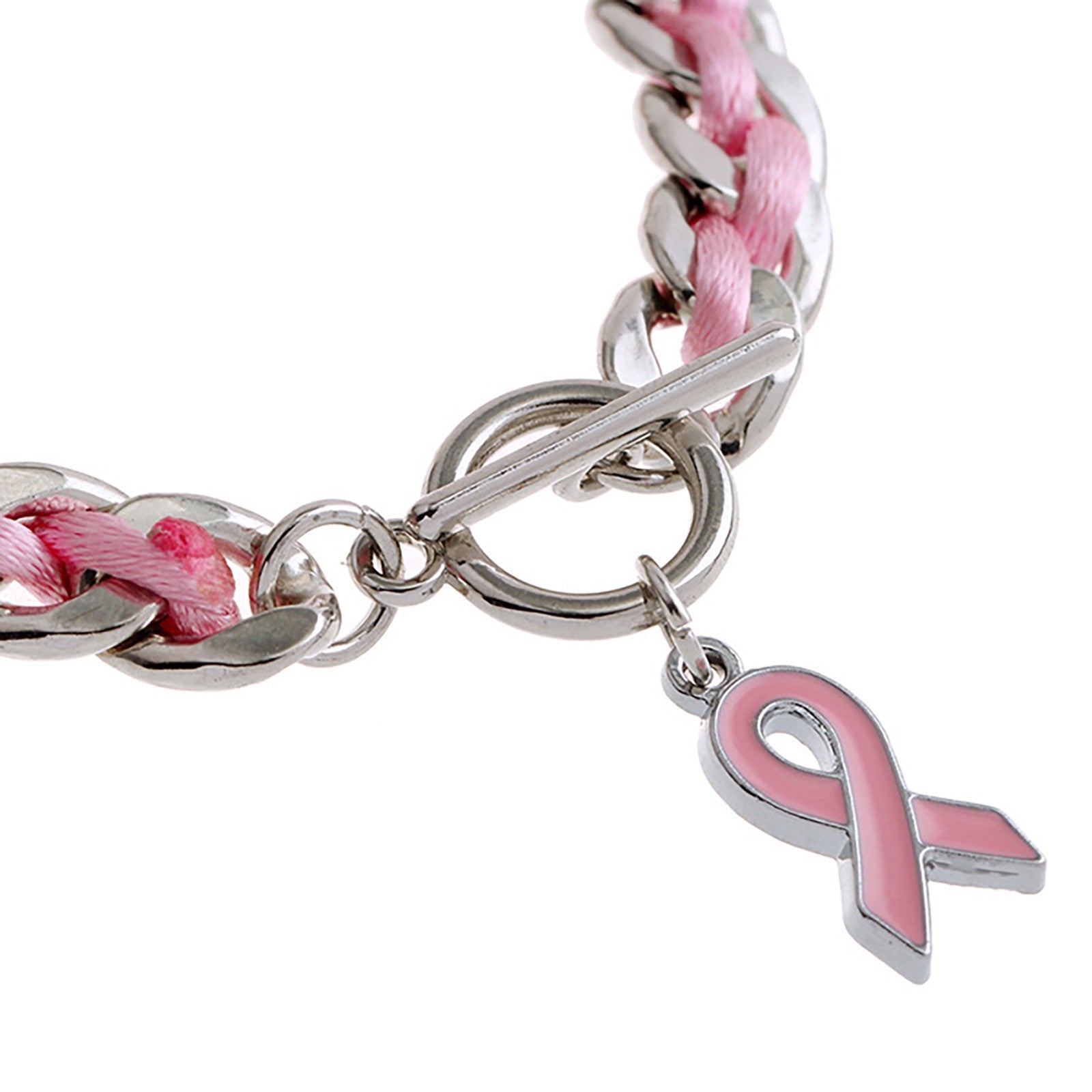 Bracelet Cœur Rose | Ensemble contre le Cancer du Sein